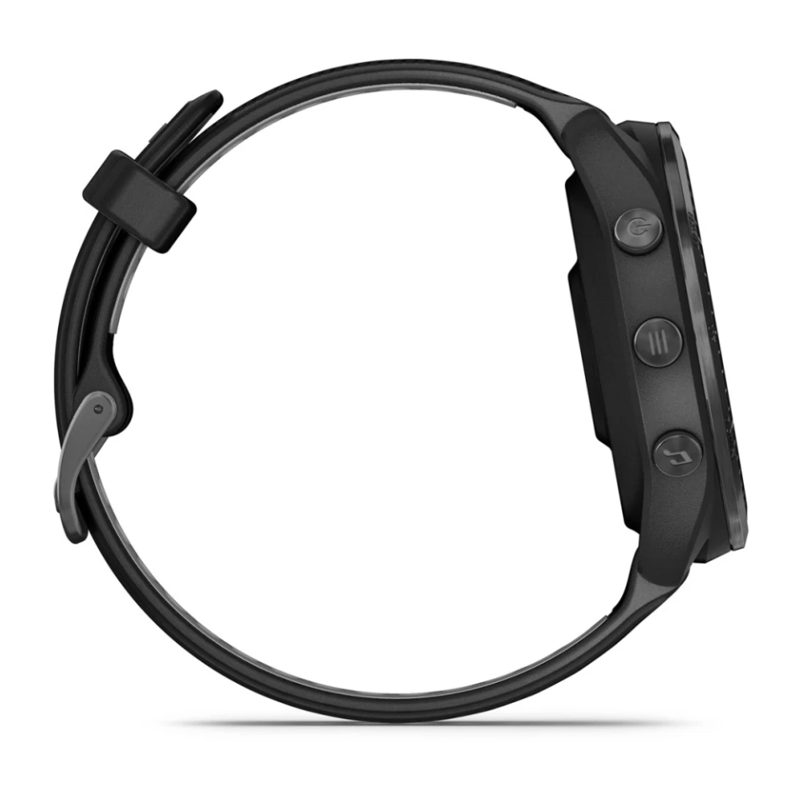 Garmin Forerunner 965 Carbon Grey DLC Titanium Bezel with Black Case and Black/Powder Grey-7
